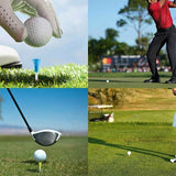 100Pack 83mm Multi-Color Golf Tees with Rubber Cushion - Side View