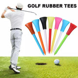 100Pack 83mm Multi-Color Golf Tees with Rubber Cushion - Extra Image