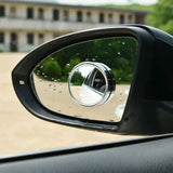 360 Degree Adjustable Blind Spot Mirror Pair Wide Angle Rearview Add-on 2PCS - Close-Up Angle