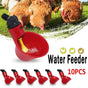 10 Pcs Automatic Poultry Waterer Cups for Chickens & Birds