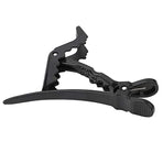 10X Matte Black Crocodile Hair Clips for Salon Hairdressing