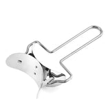 10PCS Stainless Steel Dumpling Maker Set Dough Press Mould Tools for Pastry Ravioli - Low Angle
