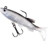10Pcs Soft Plastic Lures Poddy Mullet Flathead Jig Head Barra Cod Fishing Tackle
