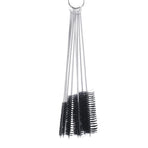 10Pcs Nylon Straw Brush Cleaner Bottle Tube Pipe Small Long Cleaning - White