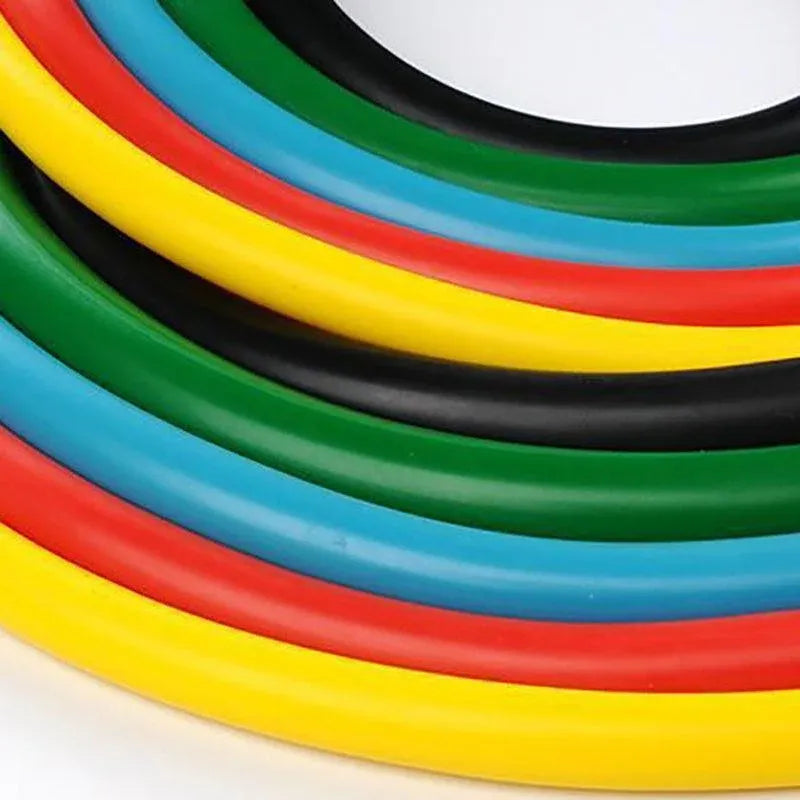 11Pcs Yoga Home Gym Fitness Latex Resistance Bands Set