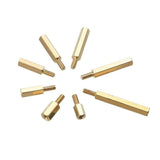 120PCS Nut Assortment Screws M3 Brass Spacer Hex Nut Assortment for PCB