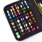 128Pcs Portable Sewing Kit Home Travel Emergency Professional Sewing Set - 45-Degree Angle