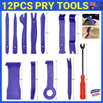 12Pcs Car Trim Removal Tool Auto Hand Tools Pry Bar Dash Panel Door Interior Kit