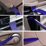 12Pcs Car Trim Removal Tool Auto Hand Tools Pry Bar Dash Panel Door Interior Kit - Top-Down View