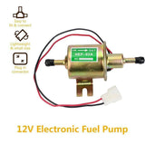 Universal 12V Inline Low Pressure Electric Fuel Pump for Diesel and Petrol Vehicles