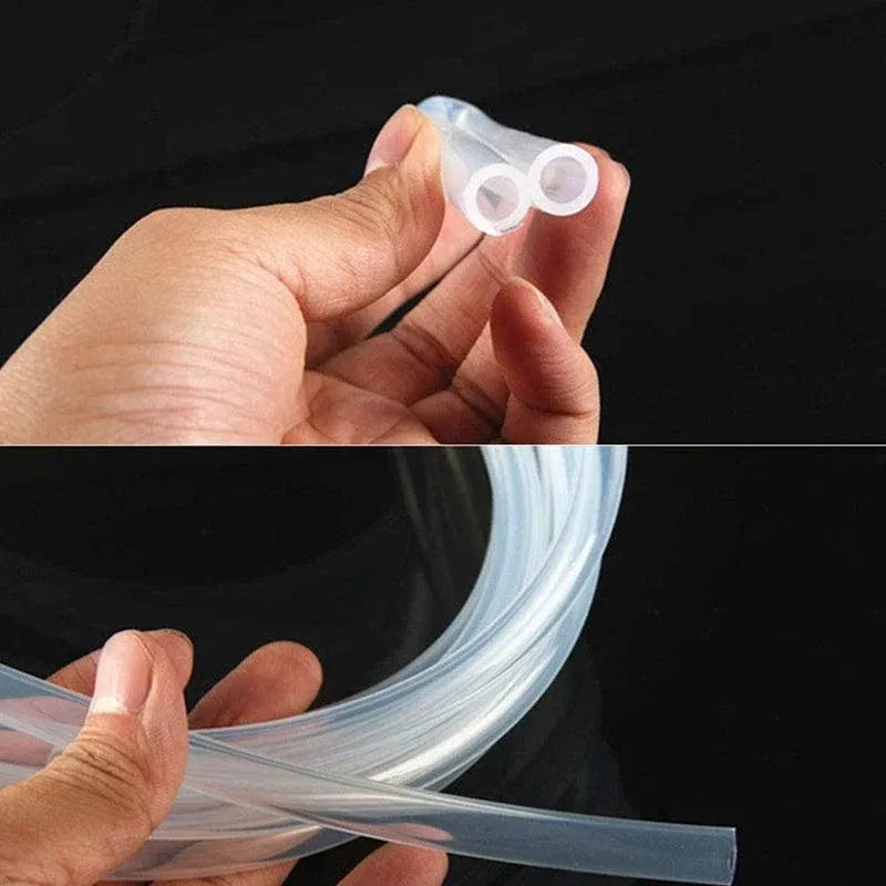 Food Grade Transparent Silicone Rubber Tube Hose Pipe Clear Beer Milk Soft 1M - 8*11mm