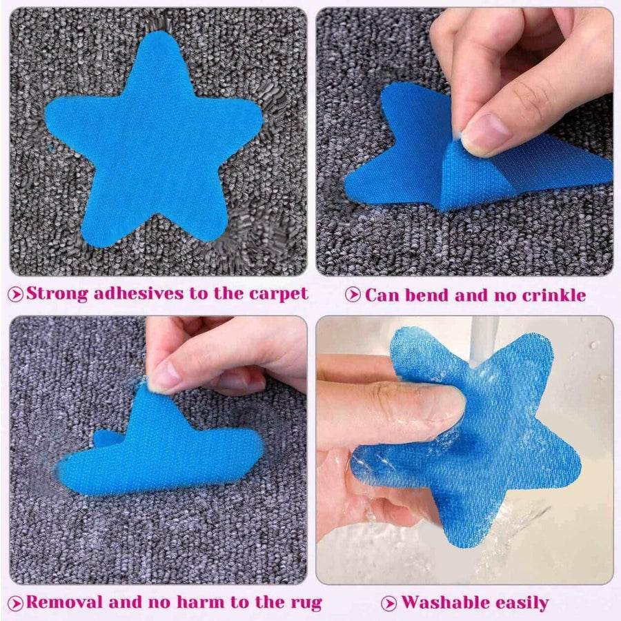 Classroom Sit Dots Carpet Spot Markers 30pcs Circles Stars Arrows Teaching Tool - Square