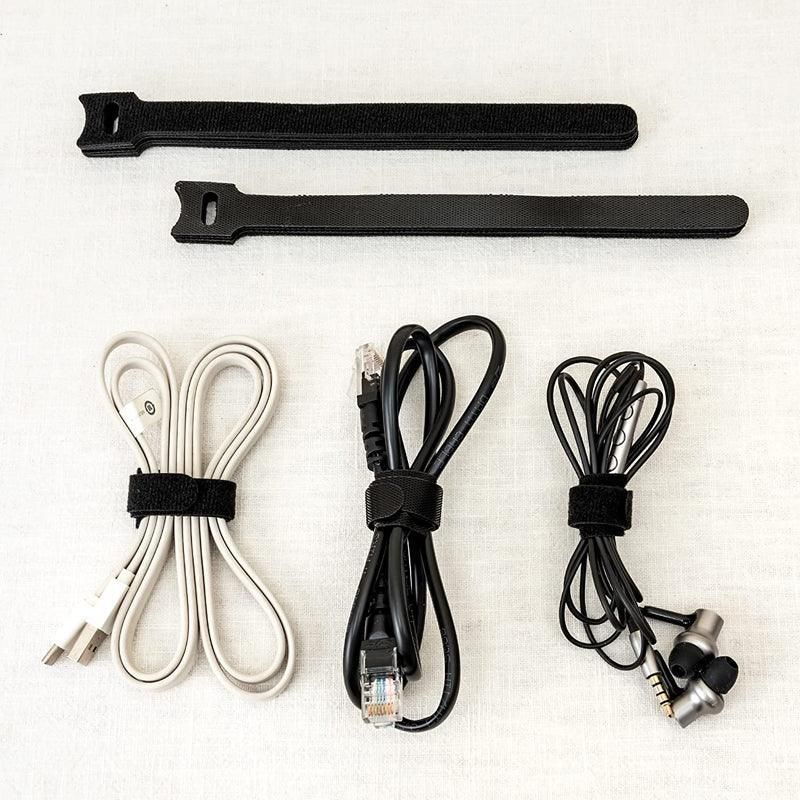 10/20/50PCS Reusable Hook and Loop Cable Ties Nylon Wire Cord Strap Organizer - 150 mm* 10 PCS
