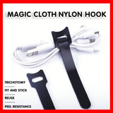 10/20/50PCS Reusable Hook and Loop Cable Ties Nylon Wire Cord Strap Organizer - 150 mm* 20 PCS - 45-Degree Angle