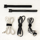 10/20/50PCS Reusable Hook and Loop Cable Ties Nylon Wire Cord Strap Organizer - 150 mm* 50 PCS