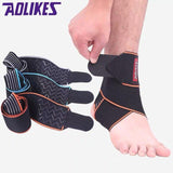 Aolikes Ankle Brace Support Compression Elastic Foot Wrap Protector Sport Au - Green 1 Unit