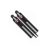 Aolikes Weight Lifting Gym Muscle Training Wrist Support Straps Wraps Hand - Black+Red - Low Angle