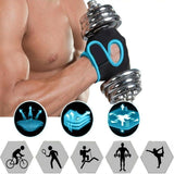 M Size Sports Gloves Weight Lifting Exercise Training Workout Bike Riding Men Women - Black+Pink - Extra Image