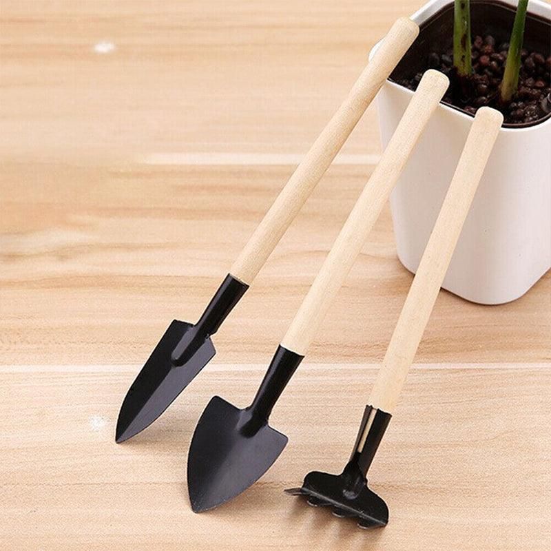 16X Mini Garden Hand Tools Transplanting Succulent Plant Gardening Tool Rake Set - Blue
