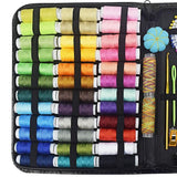 Sewing Kit 183Pcs Portable Mini Premium Travel Home Beginner Emergency - Top-Down View