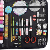 Sewing Kit 183Pcs Portable Mini Premium Travel Home Beginner Emergency - Close-Up Angle