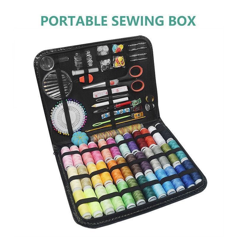 Sewing Kit 183Pcs Portable Mini Premium Travel Home Beginner Emergency