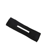 New Deft Bun Knotted Wire Hair Band Print Headband Twist Maker Hair Accessories - Black 01