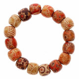 200Pcs Mixed Large Hole Boho Wooden Beads For Macrame European Charms Diy Crafts - Extra Image