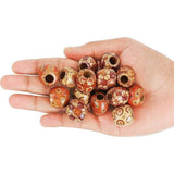 200Pcs Mixed Large Hole Boho Wooden Beads For Macrame European Charms Diy Crafts
