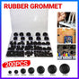 200 Pcs Auto Rubber Grommet Assortment Set Fastener Kit Blanking 7 Popular Sizes