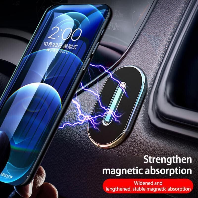 In Car Magnetic Phone Holder Dashboard Mount Stand Bracket For Mobile Phone Gps - Silver