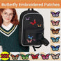 20Pcs Colourful Butterfly Applique Lace Trims Sewing Embroidery Craft Patch Sew