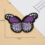 20Pcs Colourful Butterfly Applique Lace Trims Sewing Embroidery Craft Patch Sew