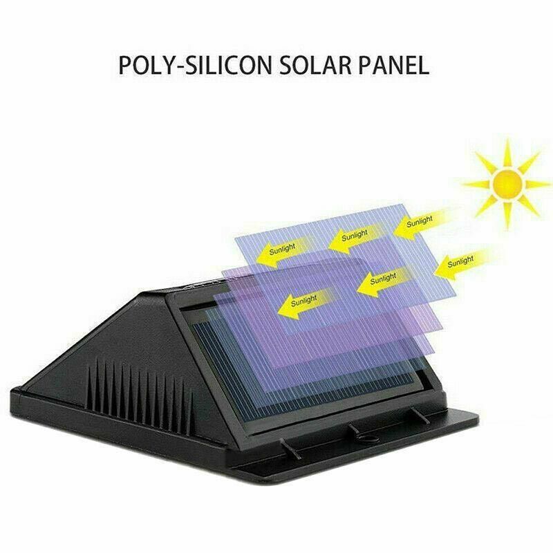 4Pcs 20 Led Solar Powered Pir Motion Sensor Light Garden Outdoor Security Lights