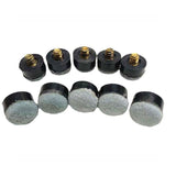 20x Commercial Quality Soft Pool Snooker Billiards CUE TIPS Screw On Type 10mm