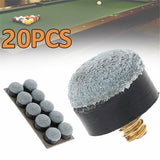 20x Commercial Quality Soft Pool Snooker Billiards CUE TIPS Screw On Type 10mm - Extra Image