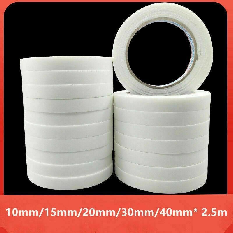 Double Sided White Pe Foam Sticky Tape Mounting Diy Craft Strong Adhesive 2.5M