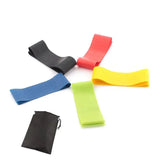 Resistance Band Power Heavy Strength Exercise Fitness Gym Crossfit Yoga Elastic - Top-Down View