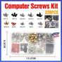 228Pcs Computer Pc Screws Kit Case Motherboard For Cd-Rom Hard Disk Repair Tool