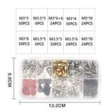 228Pcs Computer Pc Screws Kit Case Motherboard For Cd-Rom Hard Disk Repair Tool
