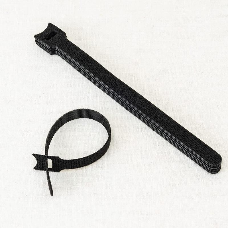 10/20/50PCS Reusable Hook and Loop Cable Ties Nylon Wire Cord Strap Organizer - 250 mm* 50 PCS