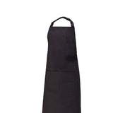 Apron with Pocket 2Pcs Chef Butcher Kitchen Cooking Baking Restaurant Wear - Black
