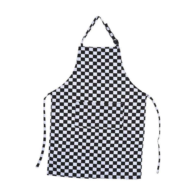 Apron with Pocket 2Pcs Chef Butcher Kitchen Cooking Baking Restaurant Wear - Black White Red