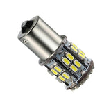 2X Ba15S 50 Smd Led - Bright White 1156 Brake Reverse Light Bulb Globe Lamp 12V