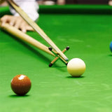 2PCS Pool Snooker Billiard Table Cue Rest Cross And Spider Jigger Brass Set - 45-Degree Angle