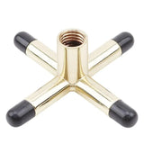 2PCS Pool Snooker Billiard Table Cue Rest Cross And Spider Jigger Brass Set - Extra Image