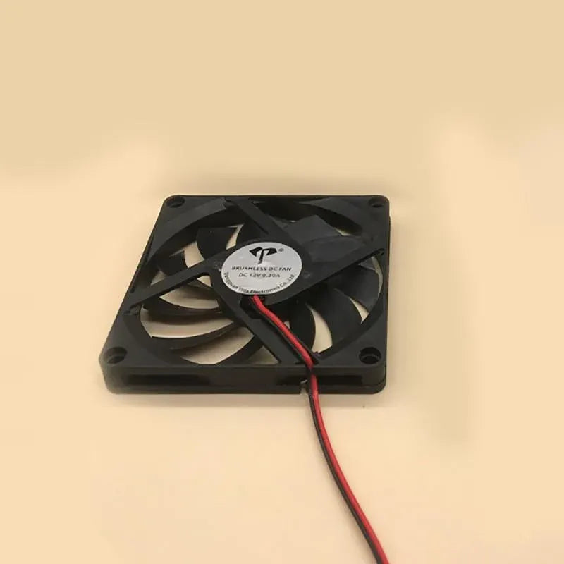 2Pcs 12V 8010 Dc Fan 2 Pin Brushless For Pc Computer Hydroponics Cooling Austock