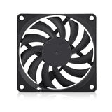2Pcs 12V 8010 Dc Fan 2 Pin Brushless For Pc Computer Hydroponics Cooling Austock - Close-Up Angle