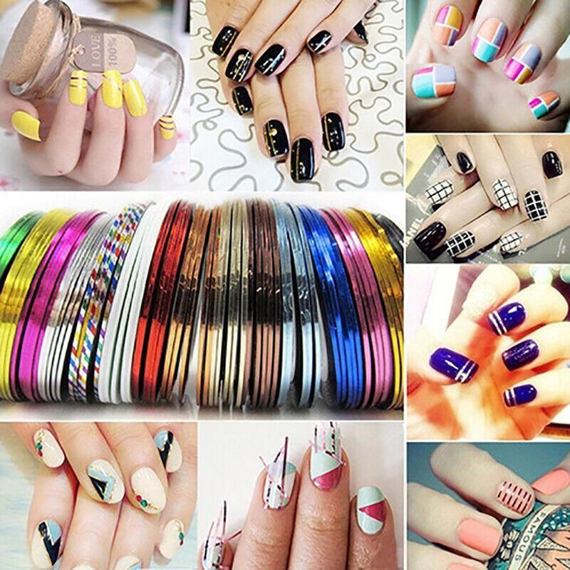 30Pcs Diy Nail Art Painting Drawing Design Brushes Dotting Pen Tool Pen Kit