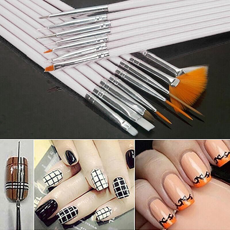30Pcs Diy Nail Art Painting Drawing Design Brushes Dotting Pen Tool Pen Kit